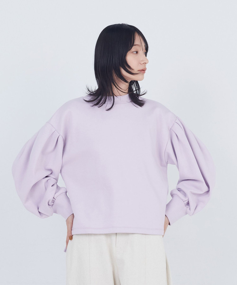 ADIEU TRISTESSE ボリュームスリーブカットソープルオーバー ピンク