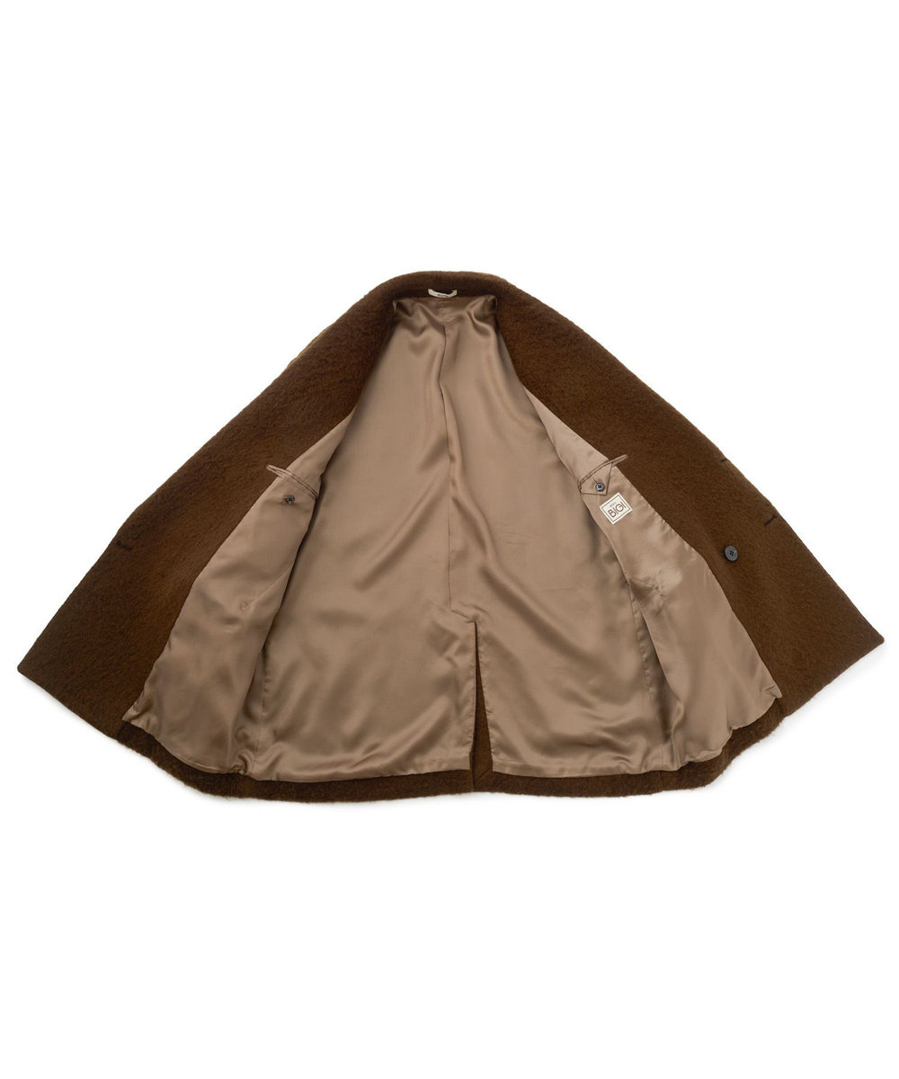 MEN'S BIGI 【BASED ON MEN'S BIGI HERITAGE】ブラウンシャギー コテージコート ブラウン