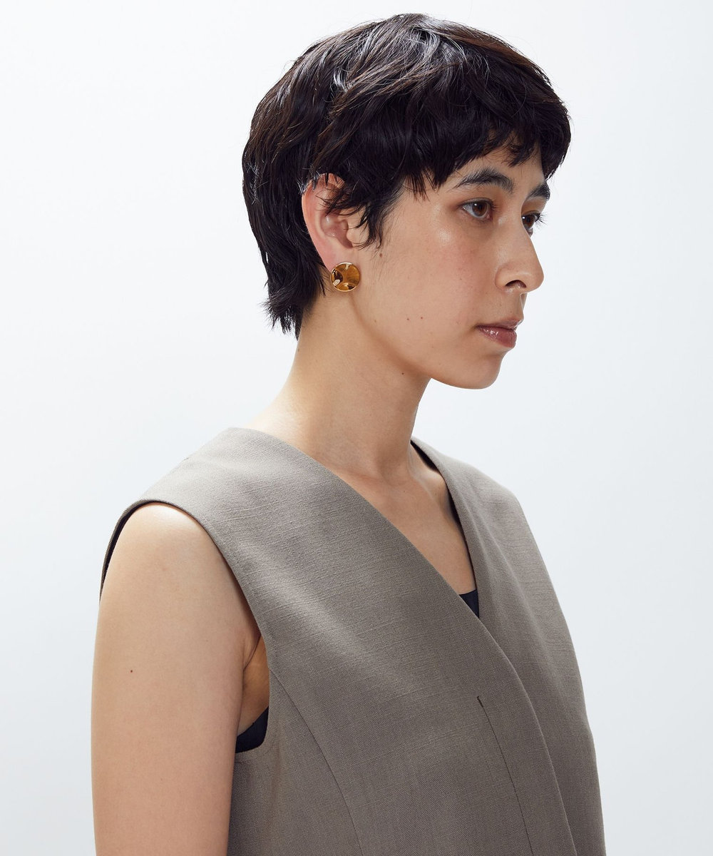 1er Arrondissement 【WEB限定】＜PHILIPPE AUDIBERT (フィリップオーディベール)＞"Sola"ピアス（ゴールド） ゴールド