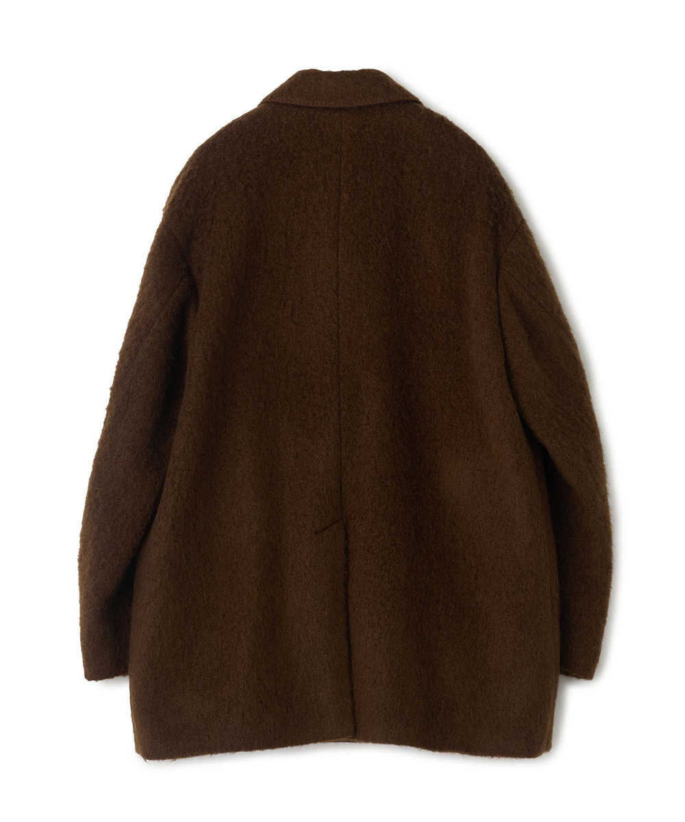 MEN'S BIGI 【BASED ON MEN'S BIGI HERITAGE】ブラウンシャギー コテージコート ブラウン