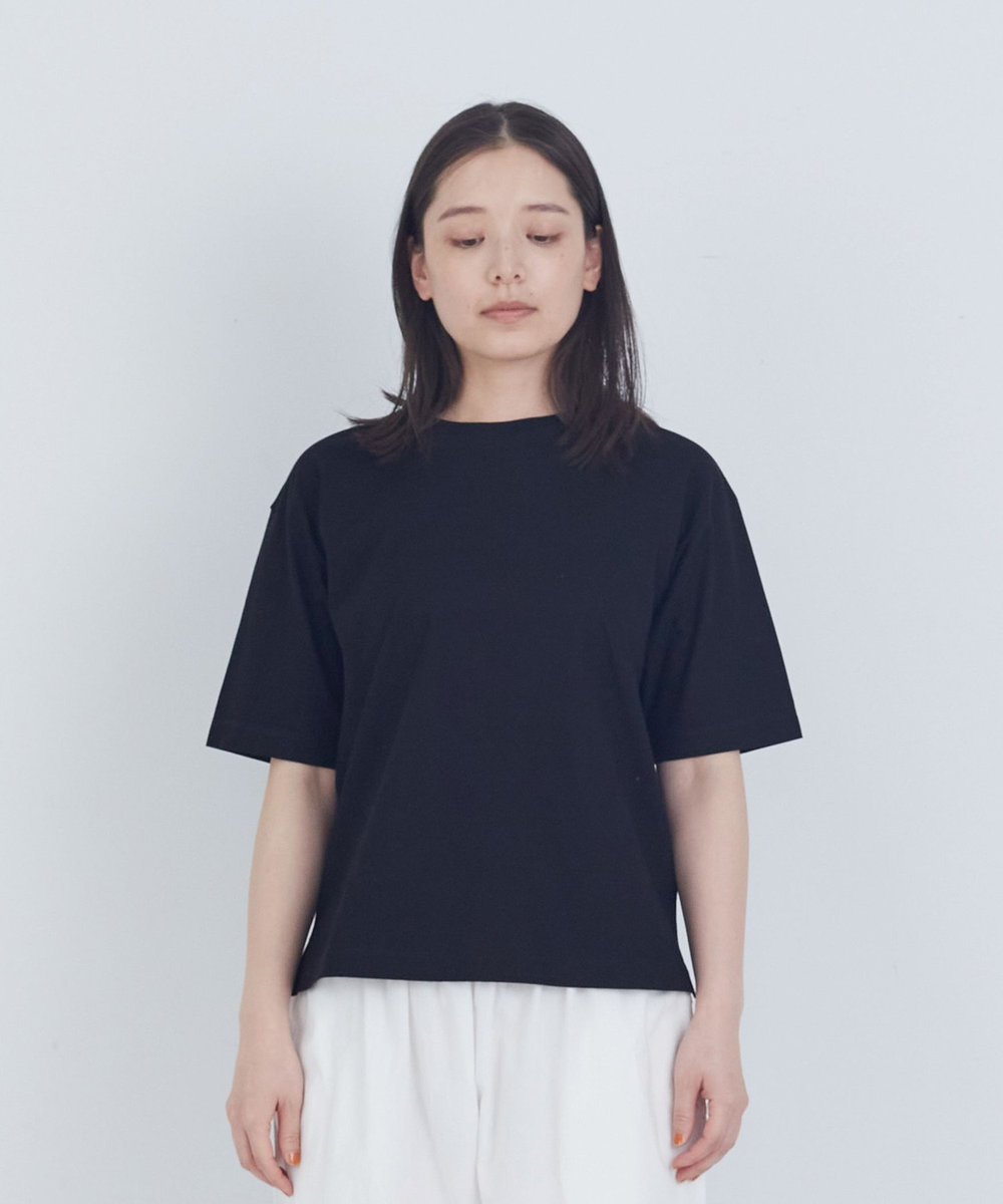 ADIEU TRISTESSE 40/-SZ天竺Ｔシャツ ブラック