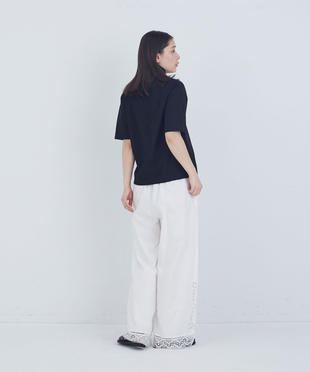 ADIEU TRISTESSE 40/-SZ天竺Ｔシャツ ブラック