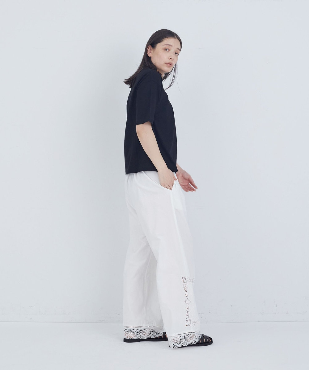 ADIEU TRISTESSE 40/-SZ天竺Ｔシャツ ブラック