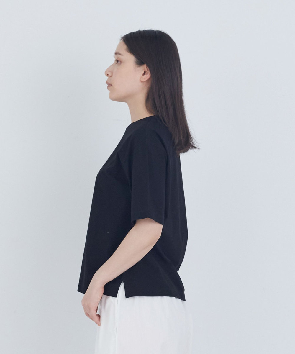 ADIEU TRISTESSE 40/-SZ天竺Ｔシャツ ブラック