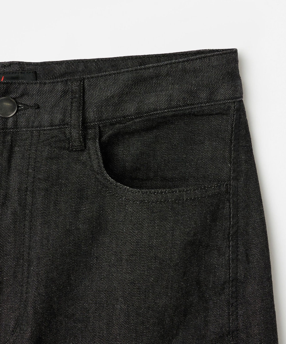 L'EQUIPE 9ozムラ糸ストレッチデニムパンツ ブラック