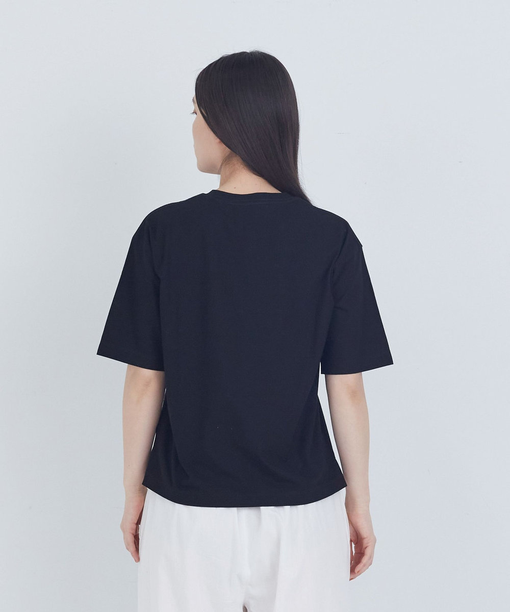 ADIEU TRISTESSE 40/-SZ天竺Ｔシャツ ブラック