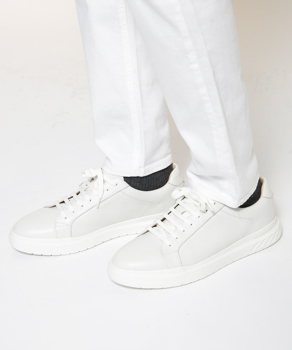 MEN'S BIGI 【MODELLO/モデロ】GORETEX別注レザースニーカー ホワイト
