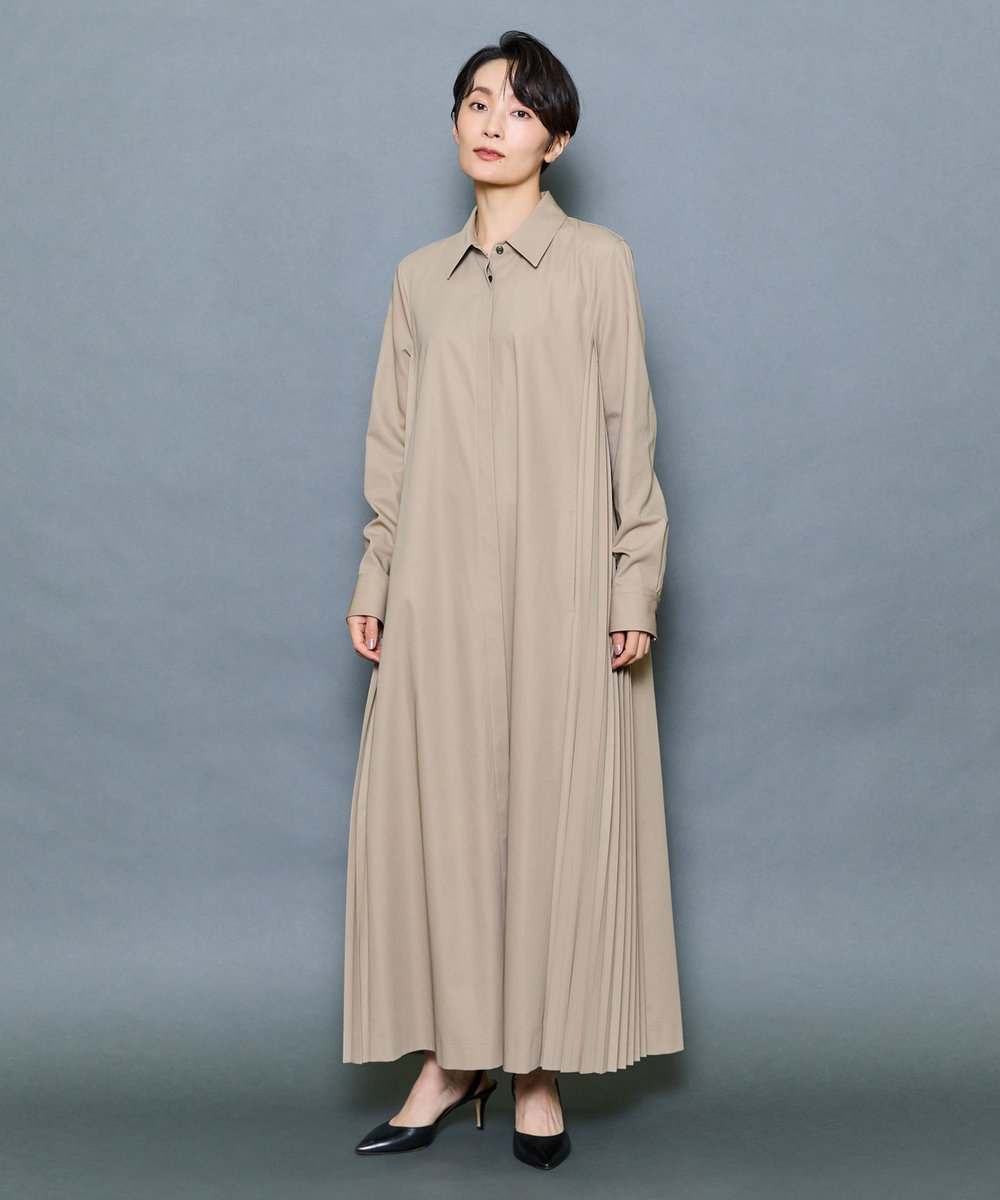 MOGA Collection MOGA Collection コットンラチネワンピース ベージュ