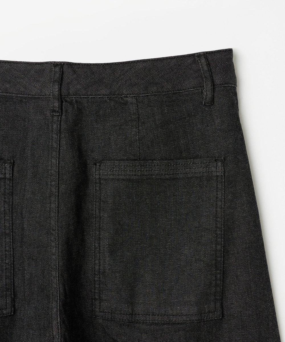 L'EQUIPE 9ozムラ糸ストレッチデニムパンツ ブラック