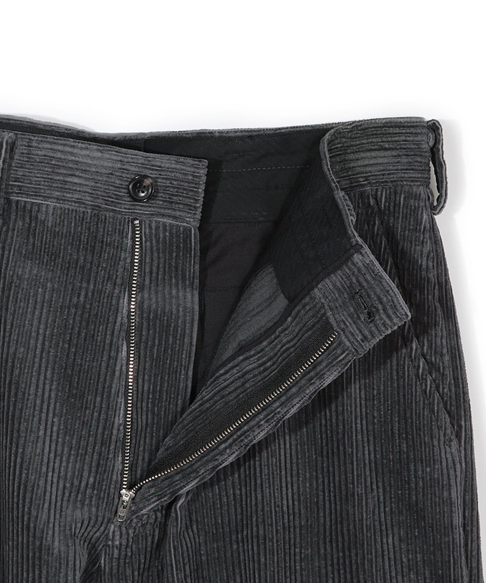 MEN'S BIGI 【50th Anniv . 菊池武夫】COTTON CORDUROY WIDE PANTS グレー