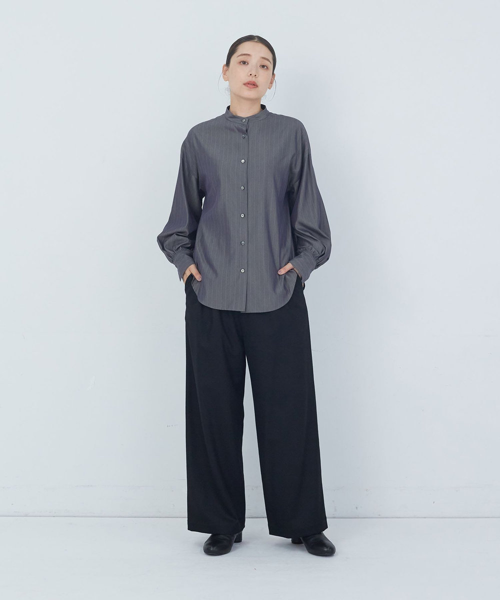 ADIEU TRISTESSE サスペンダー付きパンツ ブラック