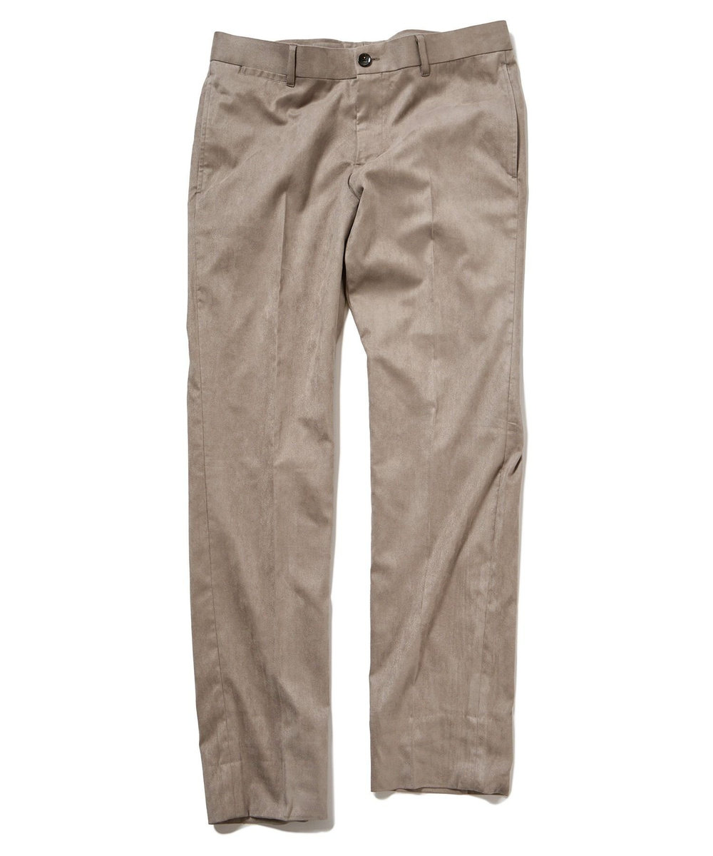 MEN'S BIGI ストレッチコマスエードスラックスパンツ＜セットアップ対応＞ グレー