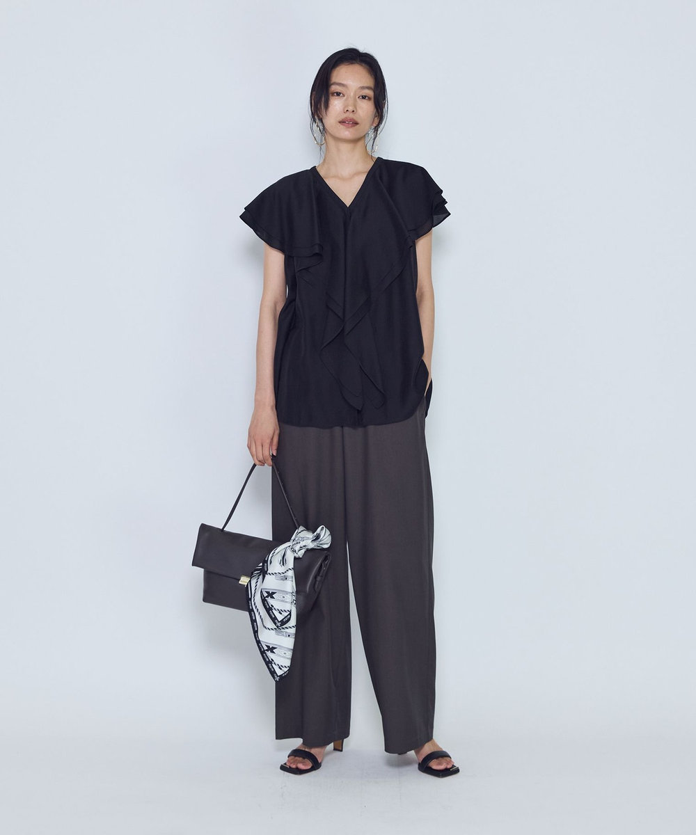 1er Arrondissement ＜PUNTI（プンティ）＞“GRAFT-FLAP"ショルダーバッグ ブラウン