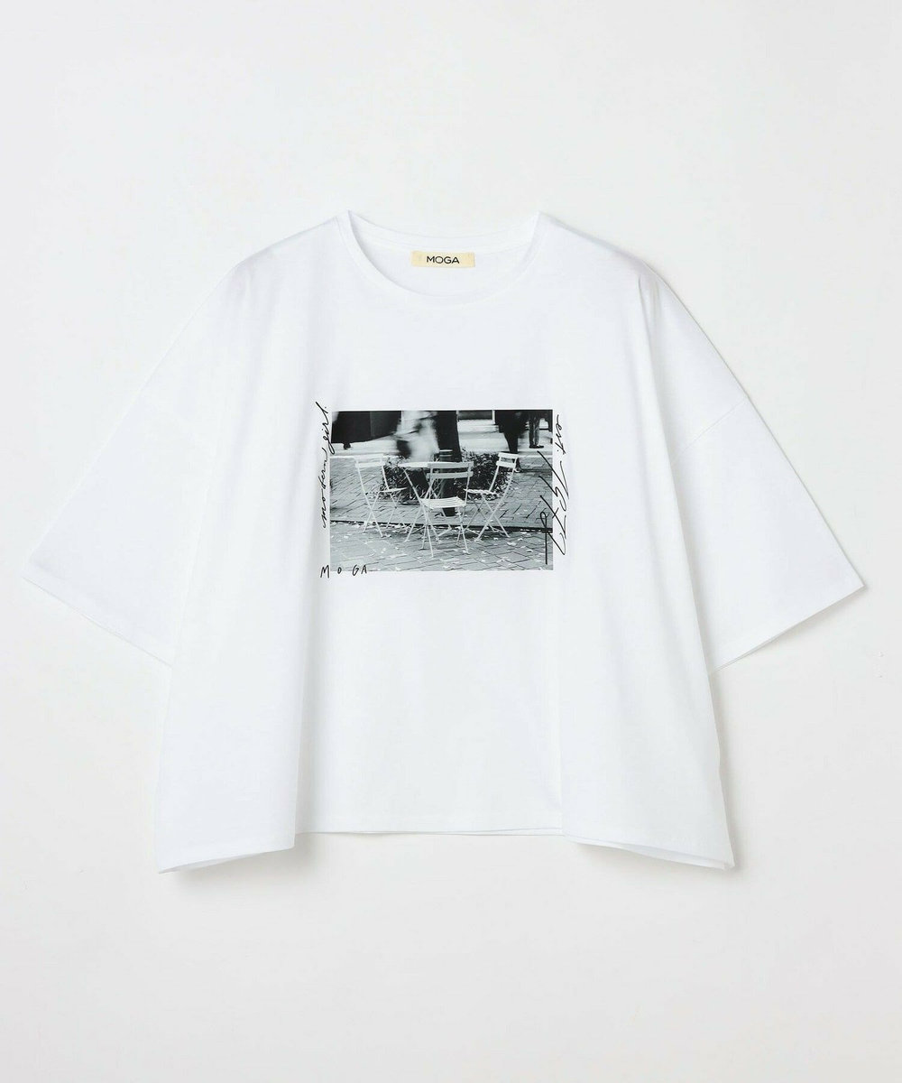 MOGA SHOGO SEKINE×MOGA コラボ フォトプリントT ホワイト