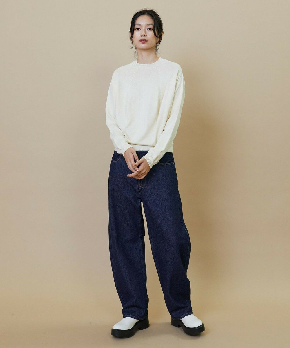 L'EQUIPE GREEN 10.2ozリサイクルデニムパンツ インディゴブルー