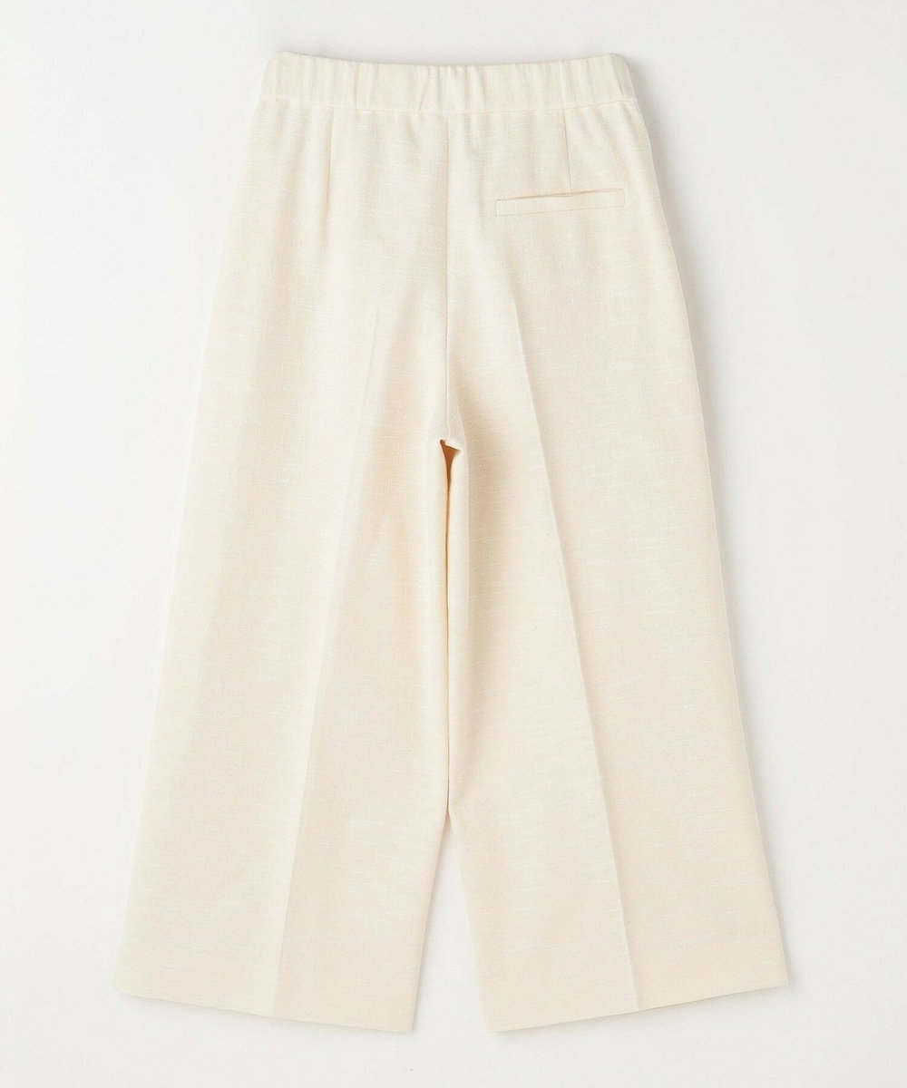 MOGA Collection MOGA Collection ミックスツイードタックワイドパンツ オフホワイト