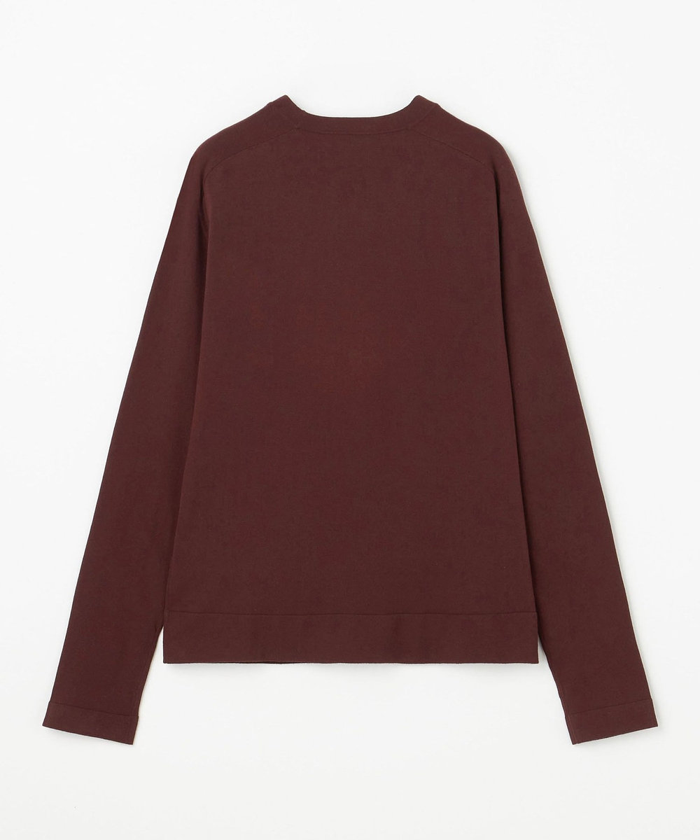 DÉPAREILLÉ WASHABLE LOGO CREW NECK / ウォッシャブルロゴクルーネック ボルドー