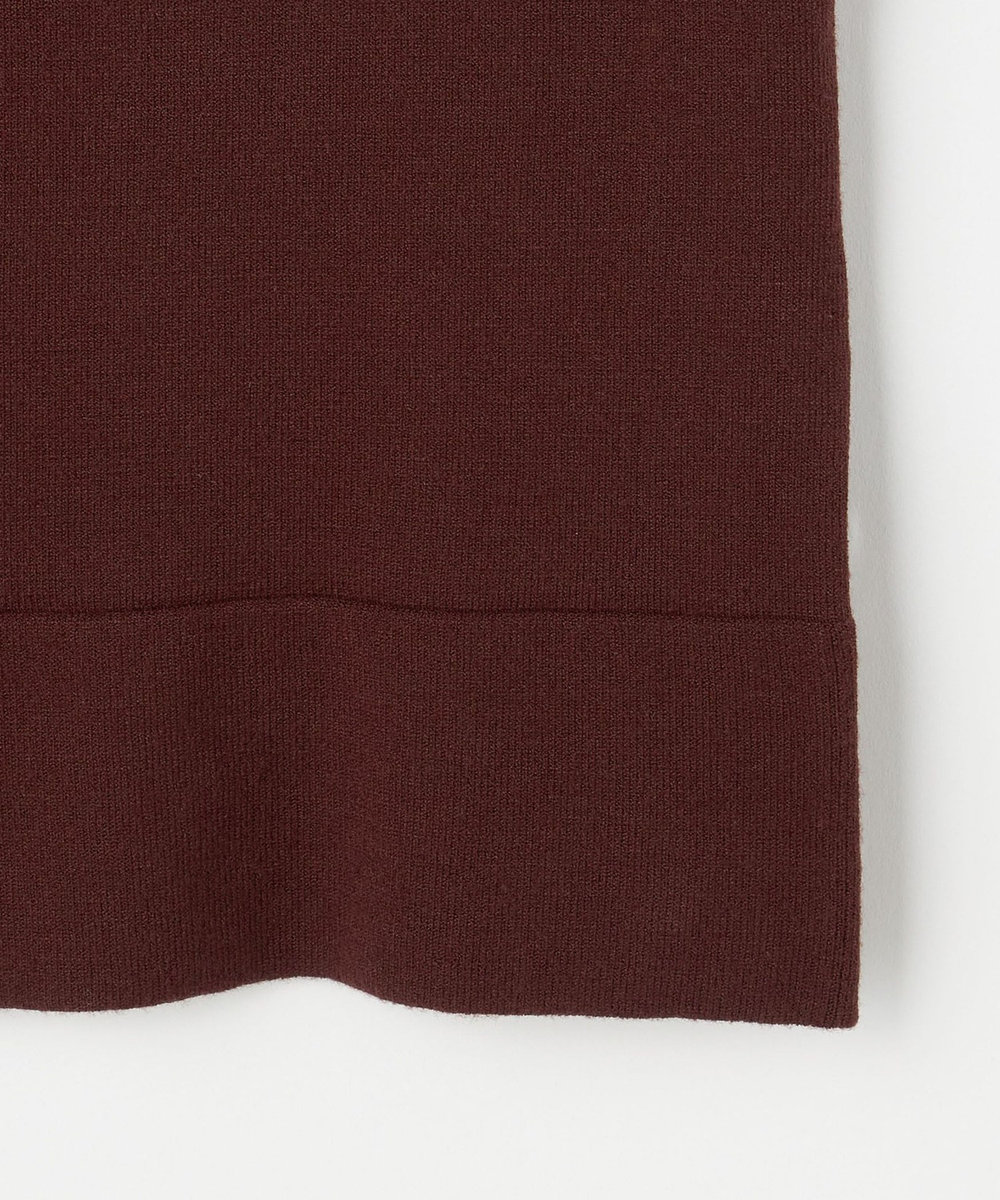 DÉPAREILLÉ WASHABLE LOGO CREW NECK / ウォッシャブルロゴクルーネック ボルドー
