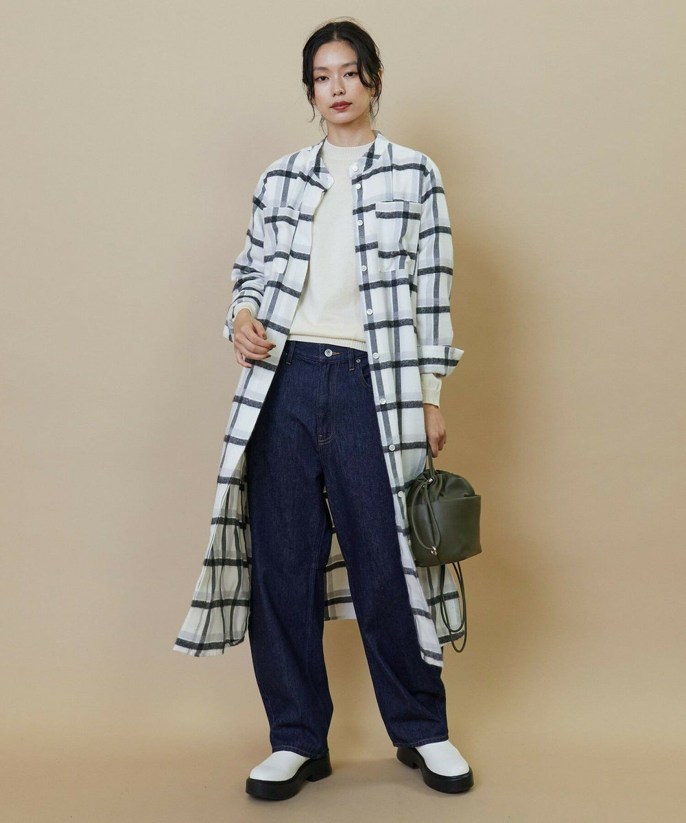 L'EQUIPE GREEN 10.2ozリサイクルデニムパンツ インディゴブルー