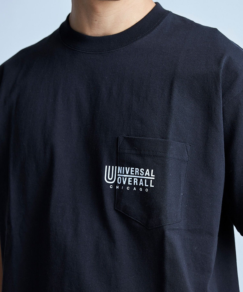 UNION STATION UNIVERSAL OVERALL別注T ブラック