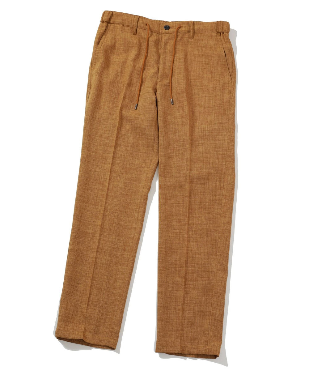 MEN'S BIGI ポリエステルブッチャーストレッチパンツ＜セットアップ対応＞ ブラウン