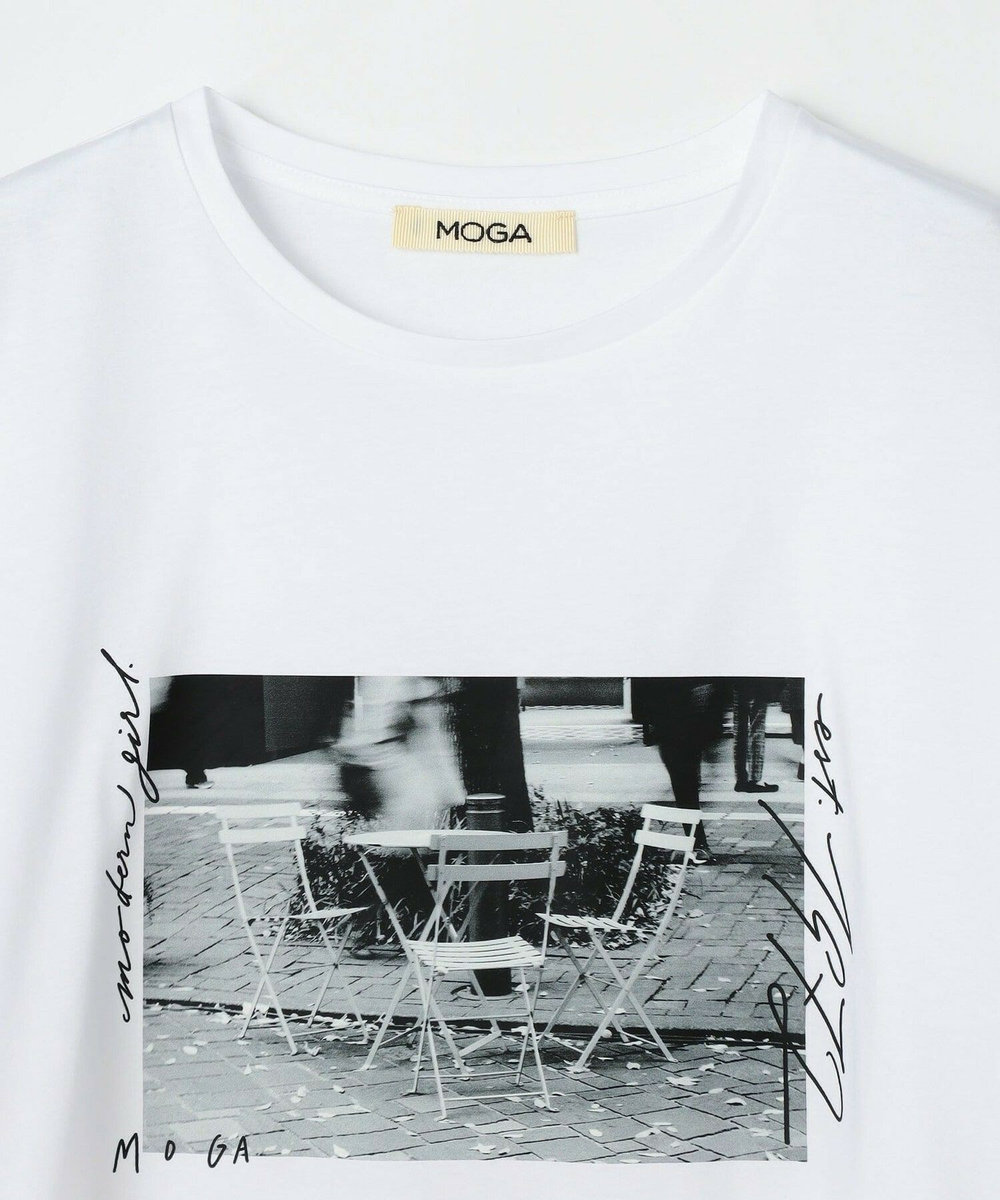MOGA SHOGO SEKINE×MOGA コラボ フォトプリントT ホワイト