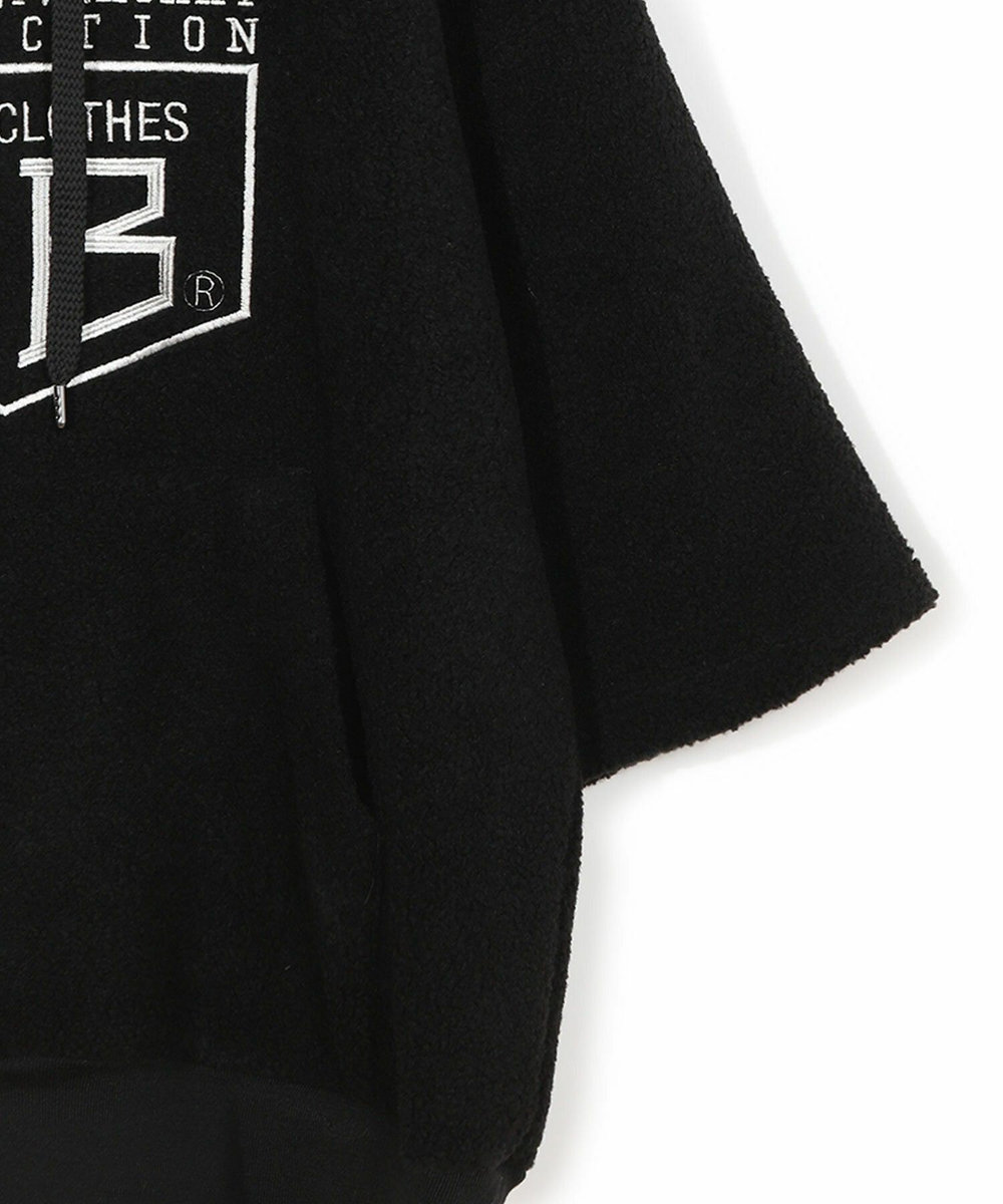 MEN'S BIGI 【50th Anniv . 菊池武夫】WOOL BOA HOODIE ブラック