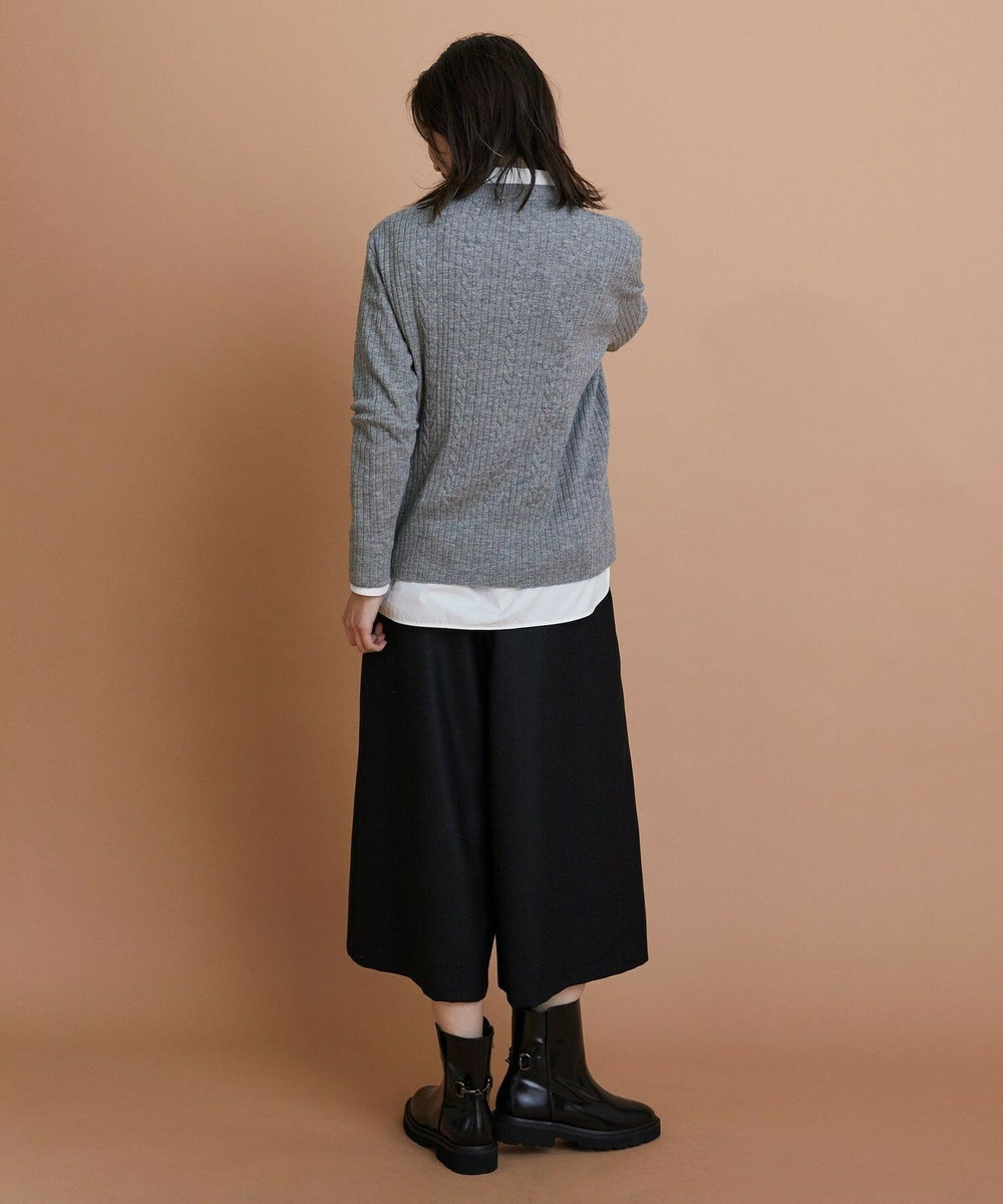 L'EQUIPE ウールサキソニーハーフパンツ ブラック