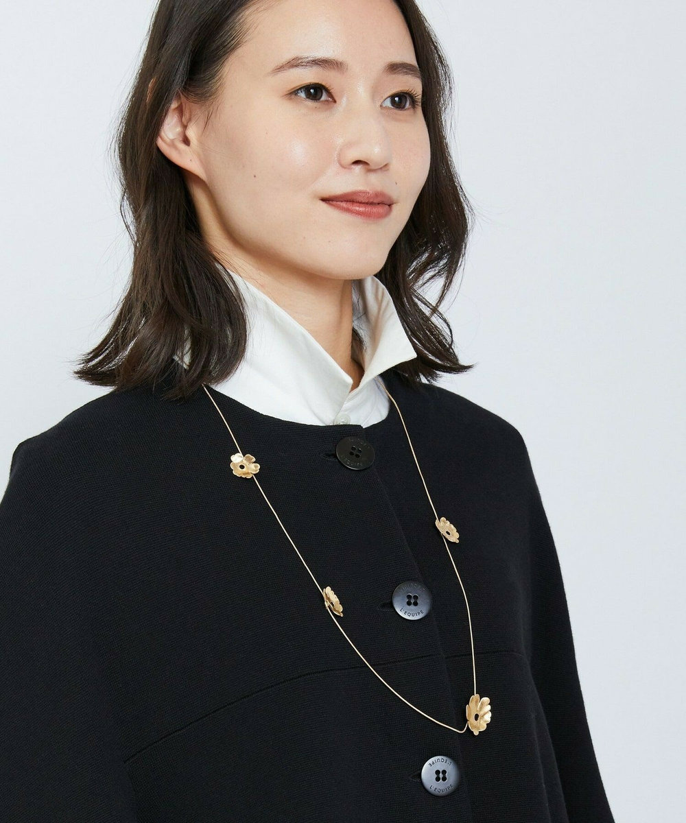 L'EQUIPE フラワーネックレス ゴールド