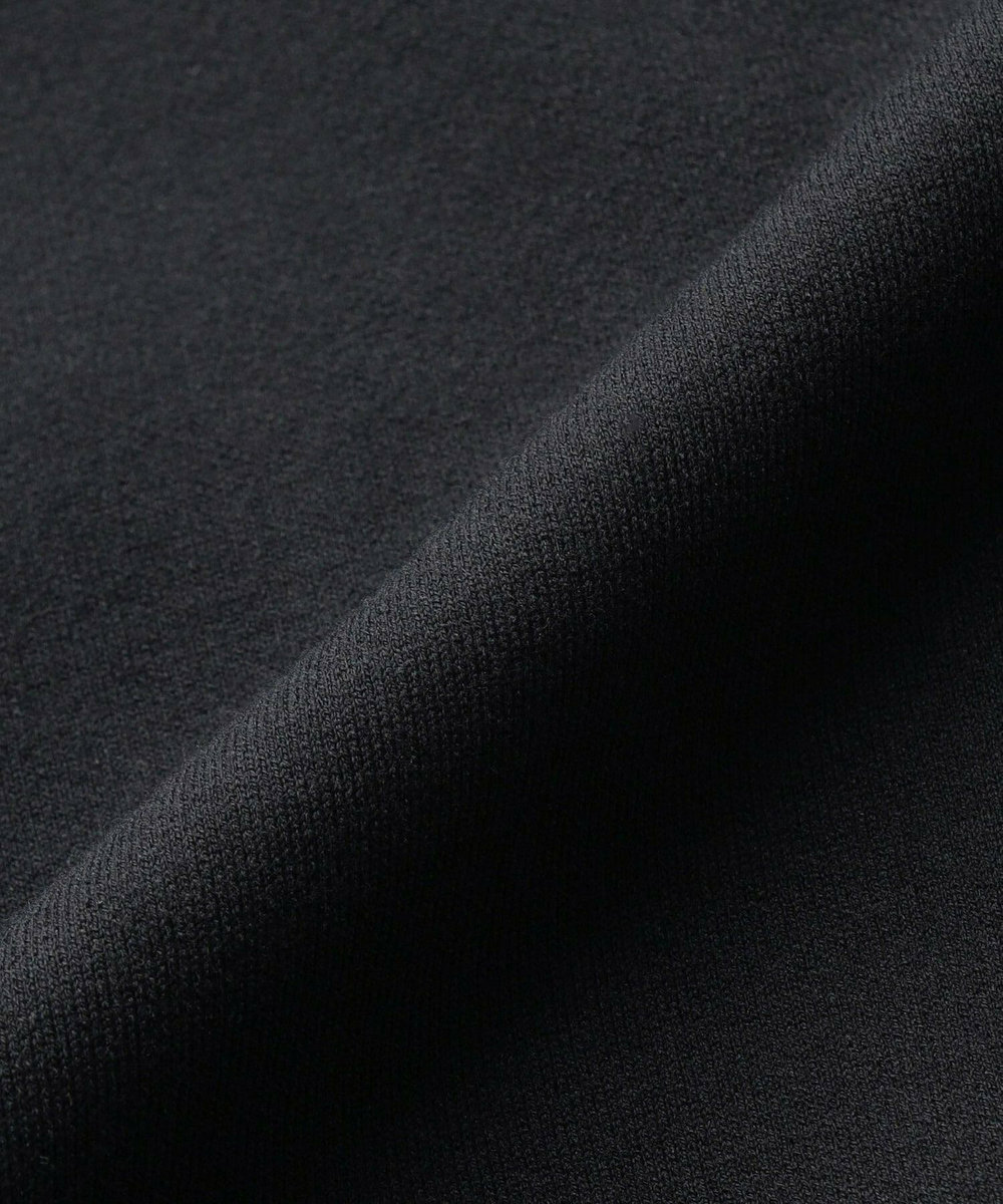 L'EQUIPE コットンポリVネックカーディガン ネイビー
