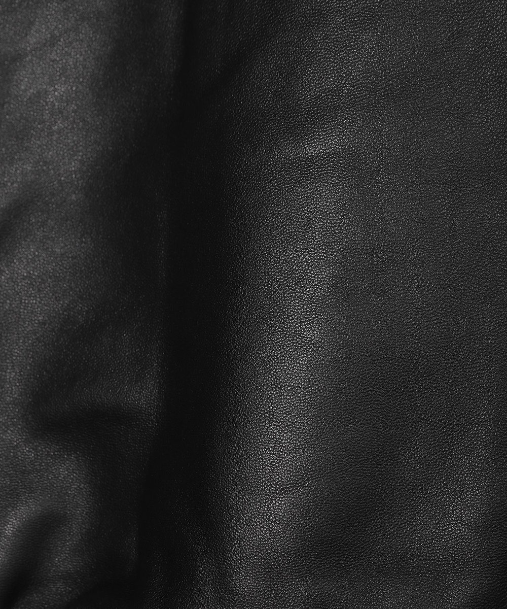 MEN'S BIGI 【50th Anniv . 中田 慎介】 SHEEP LEATHER STADIUM JAMPER ブラック