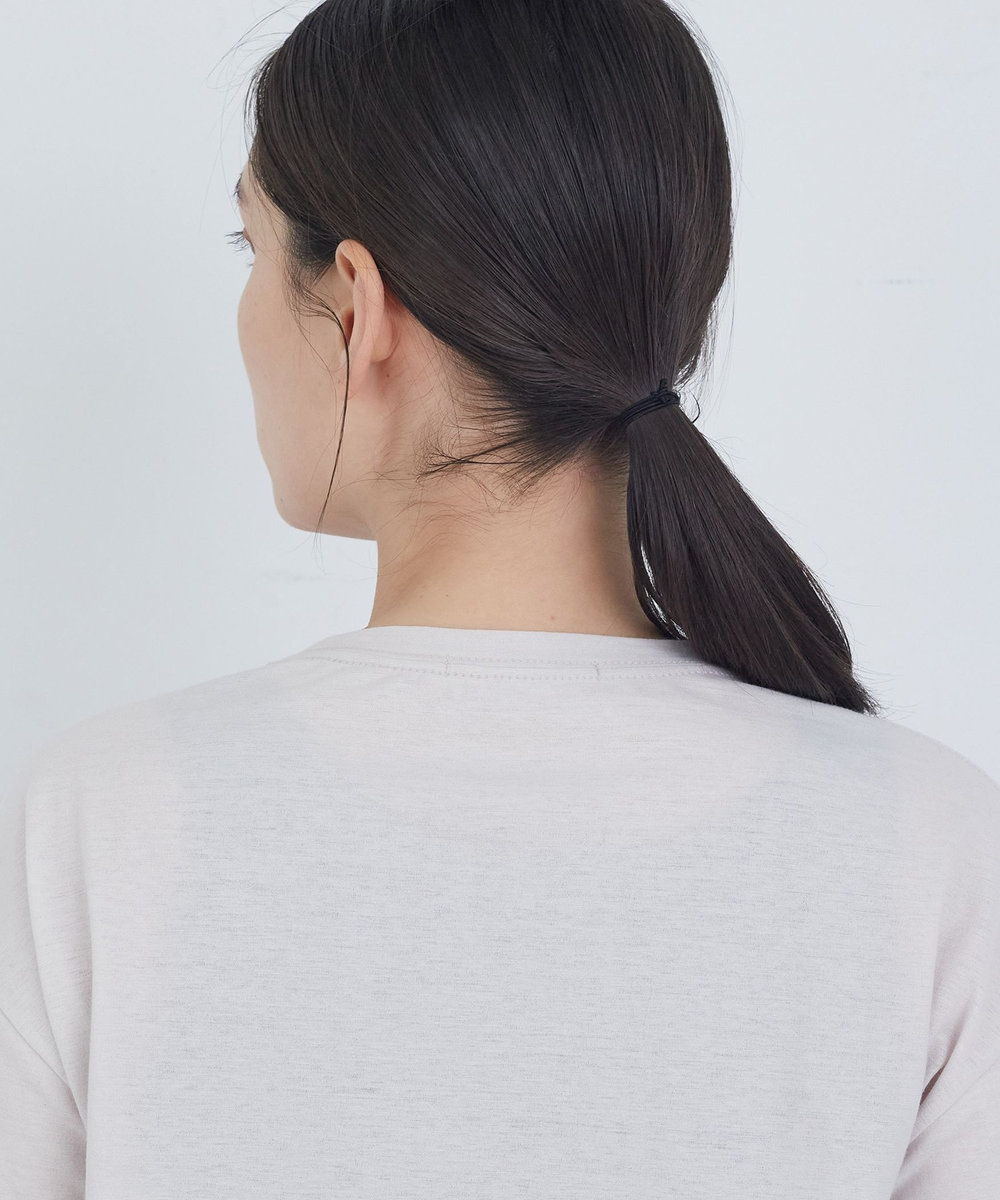 ADIEU TRISTESSE 40/-SZ天竺Ｔシャツ グレイッシュベージュ