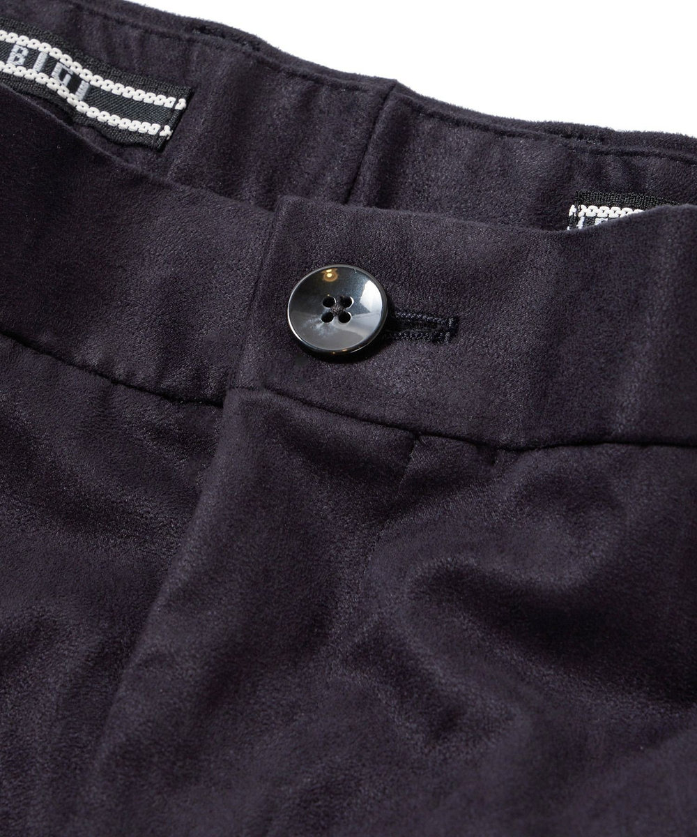 MEN'S BIGI ストレッチコマスエードスラックスパンツ＜セットアップ対応＞ ネイビー
