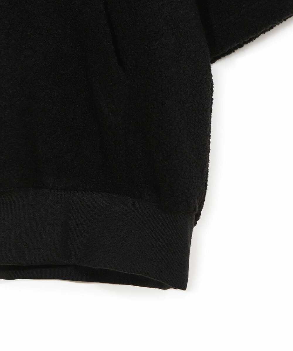MEN'S BIGI 【50th Anniv . 菊池武夫】WOOL BOA HOODIE ブラック