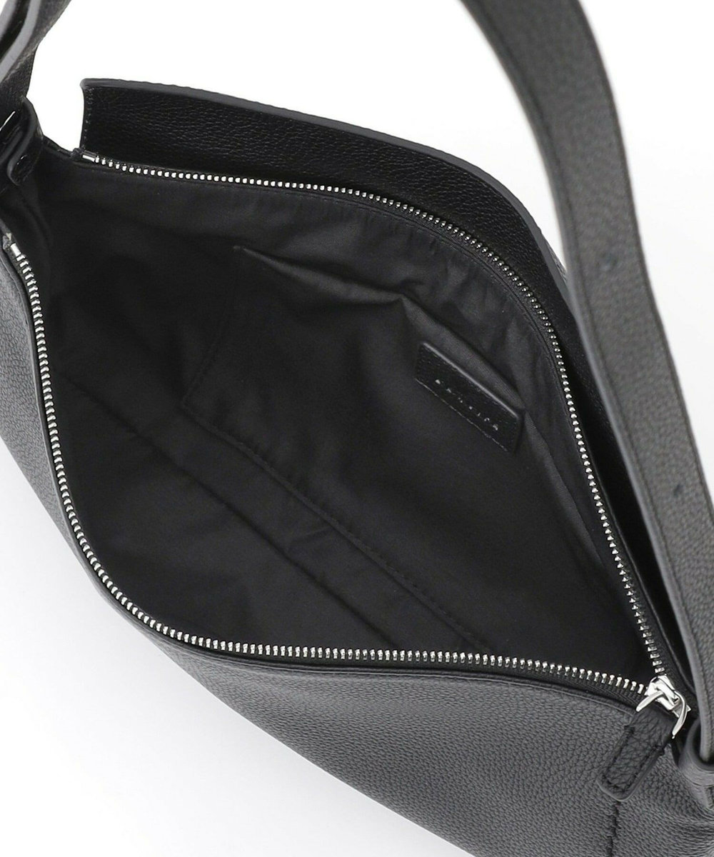 L'EQUIPE 2WAYステッチショルダーバッグ ブラック