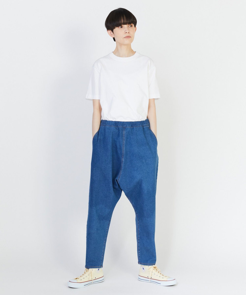 FRAPBOIS スマートサルエルパンツ ブルー