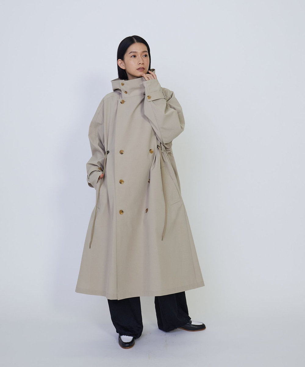 1er Arrondissement ＜VACHEMENT×1er Arrondissement＞シェルタフタトレンチコート ベージュ