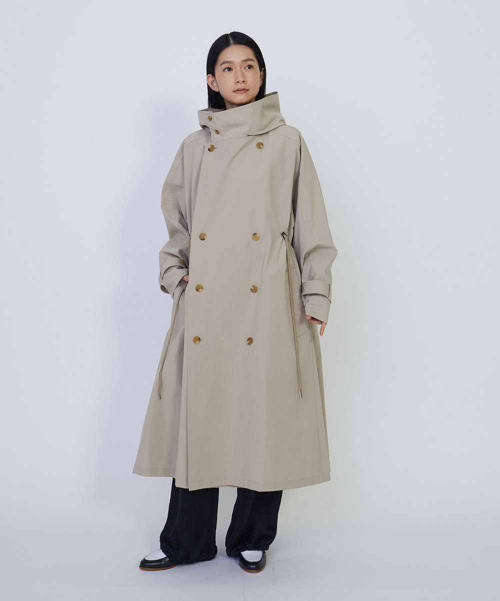 1er Arrondissement ＜VACHEMENT×1er Arrondissement＞シェルタフタトレンチコート ベージュ