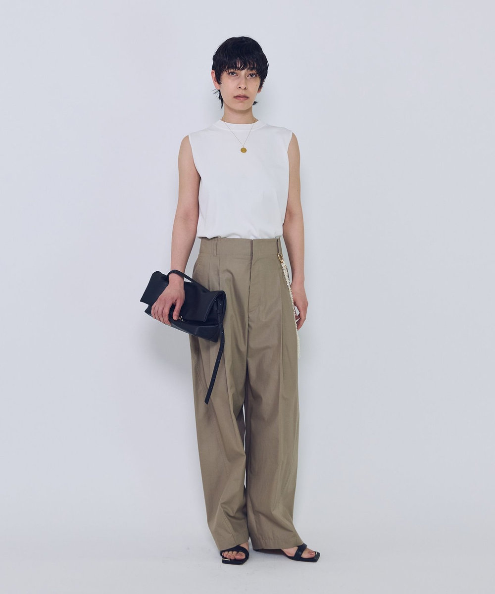 1er Arrondissement ＢＯＸニットタンク オフホワイト