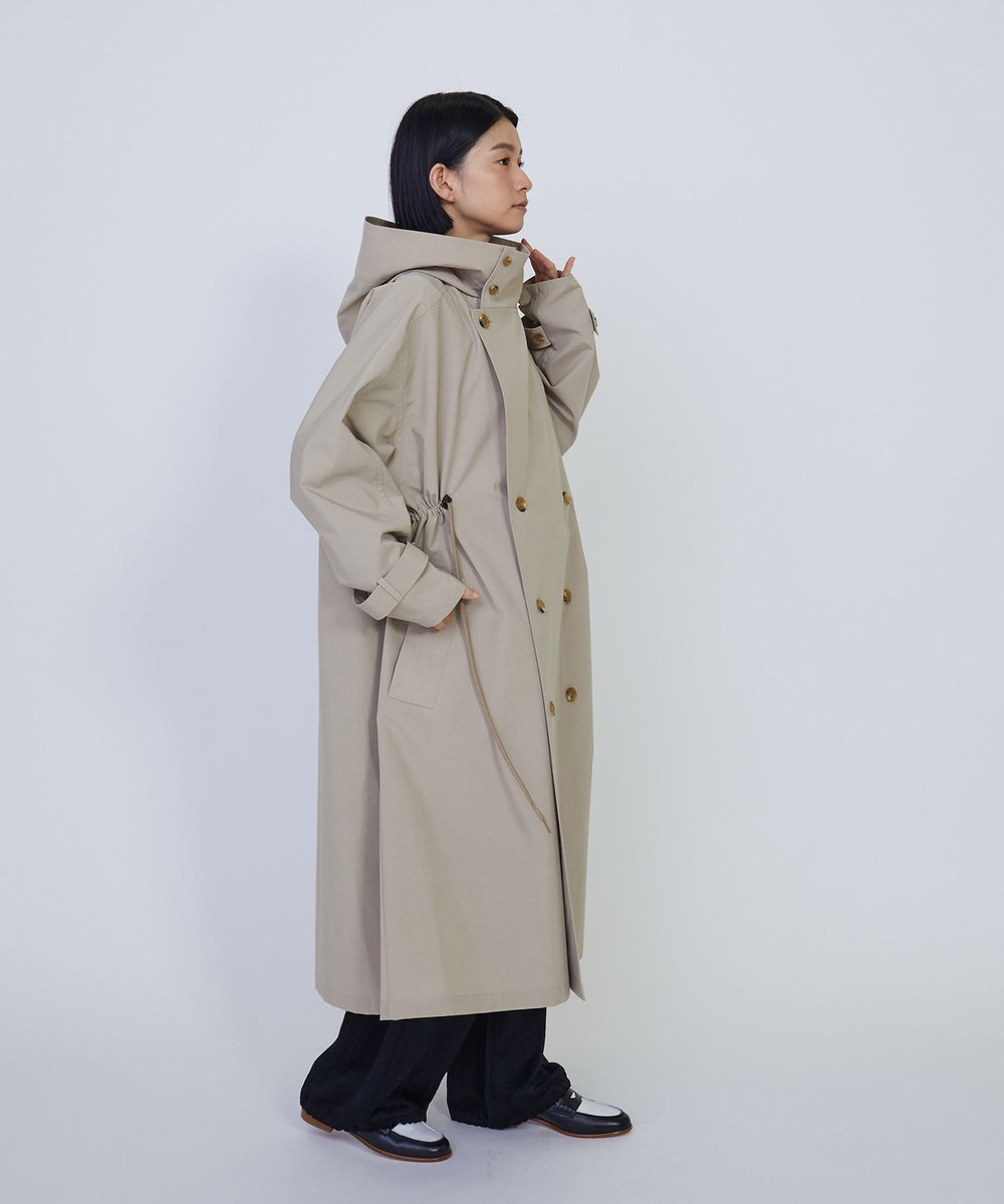 1er Arrondissement ＜VACHEMENT×1er Arrondissement＞シェルタフタトレンチコート ベージュ