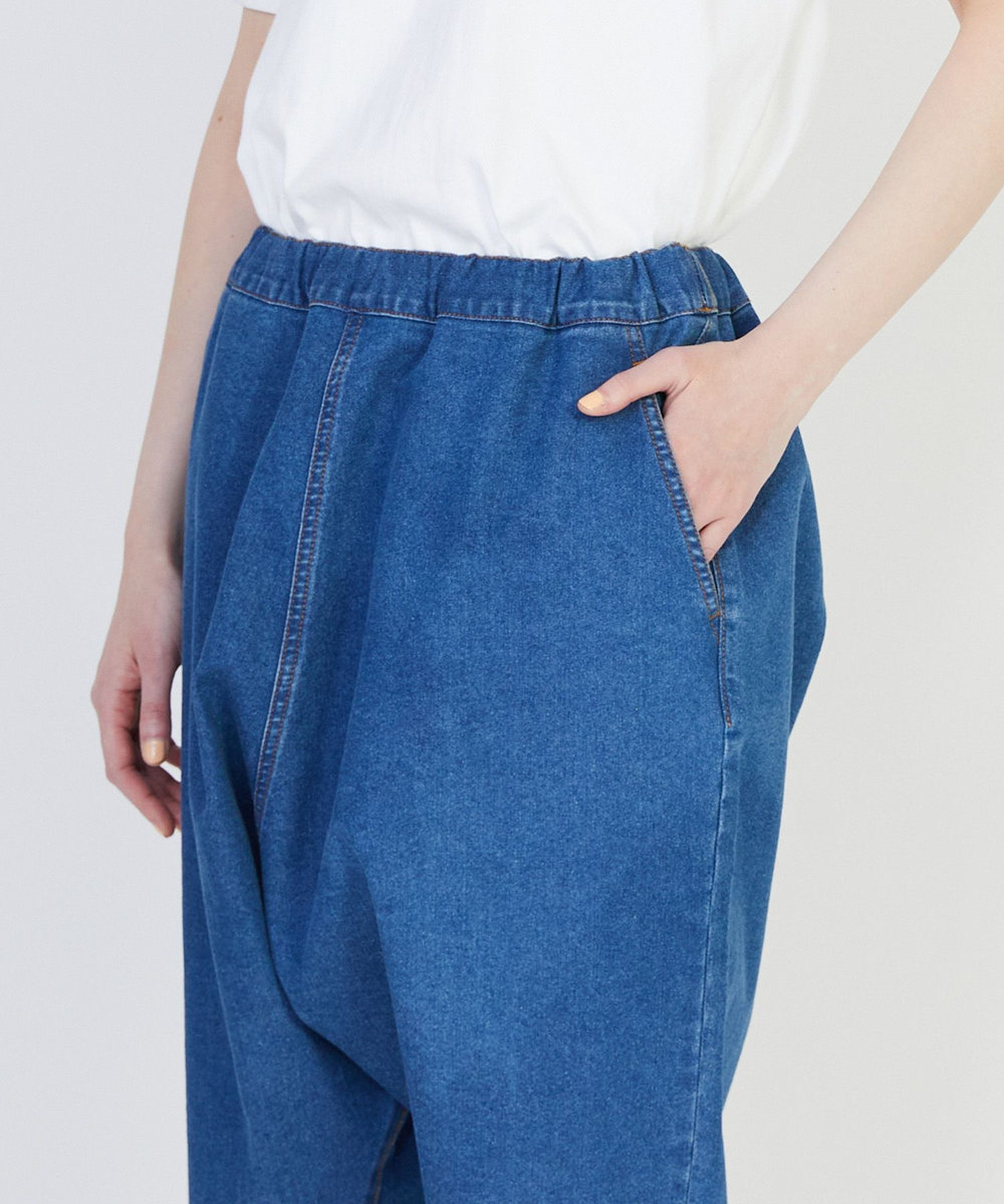 FRAPBOIS スマートサルエルパンツ ブルー