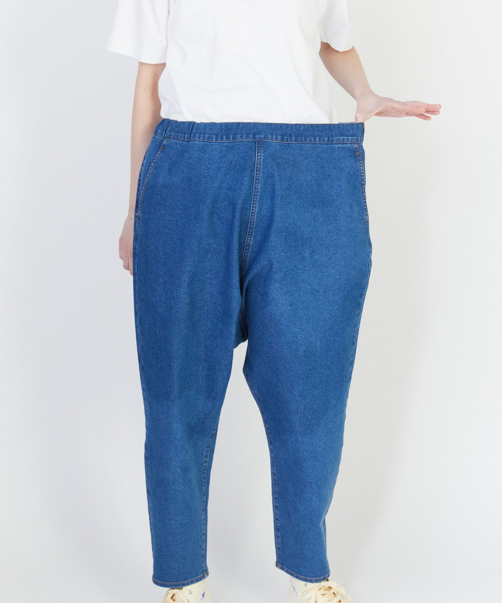 FRAPBOIS スマートサルエルパンツ ブルー