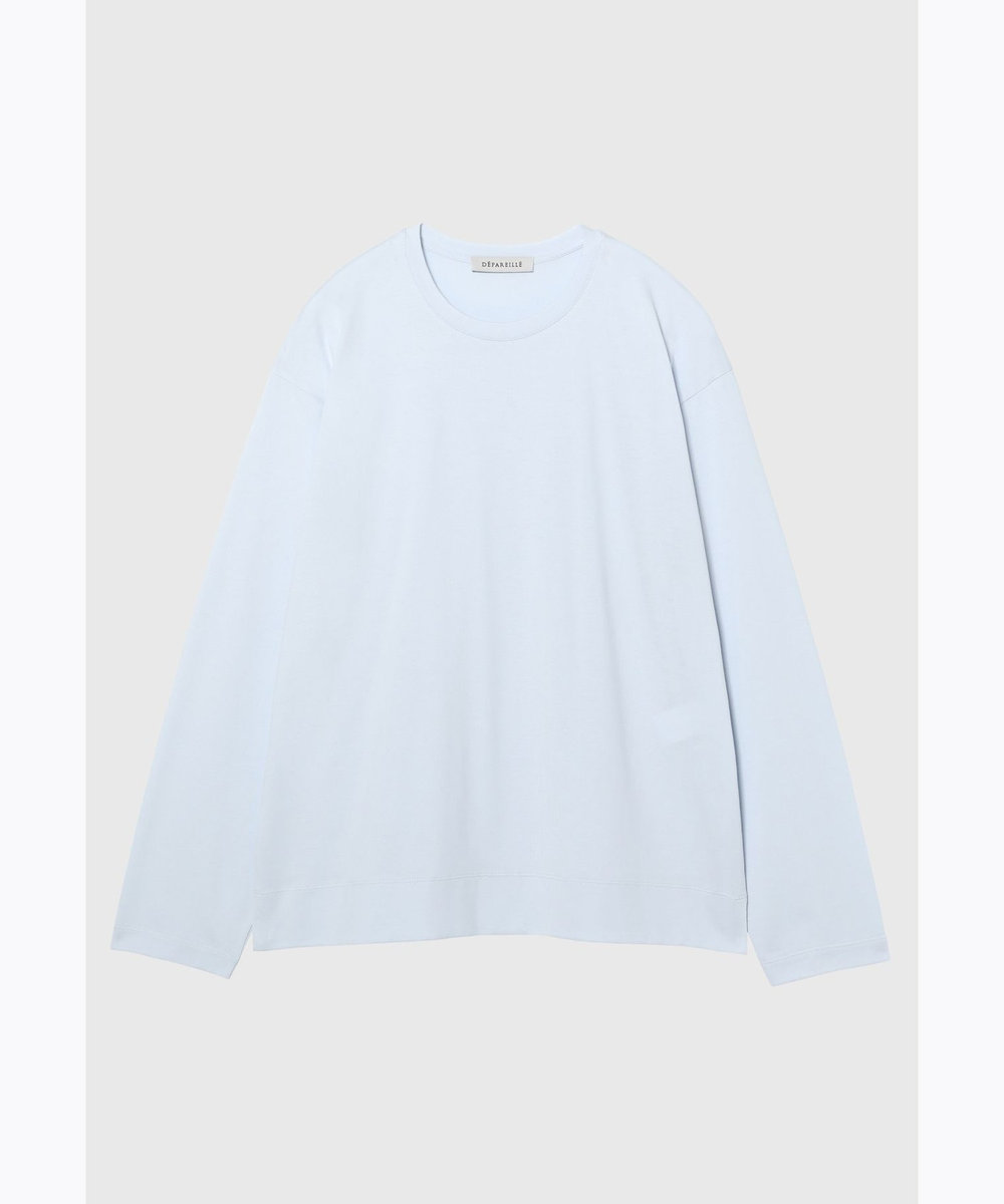 DÉPAREILLÉ COTTON LONG SLEEVE T-SHIRT / コットンロングスリーブTシャツ サックスブルー