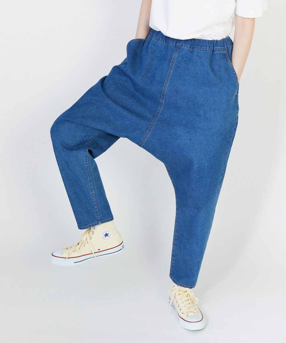 FRAPBOIS スマートサルエルパンツ ブルー