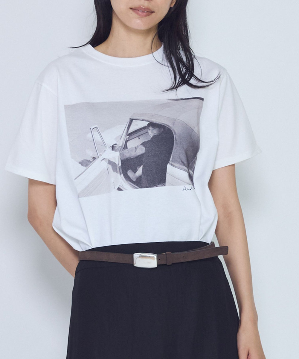 1er Arrondissement ＜COUTURE D'ADAM（クチュール ド アダム）＞“Jane in the Car"T-シャツ ホワイト