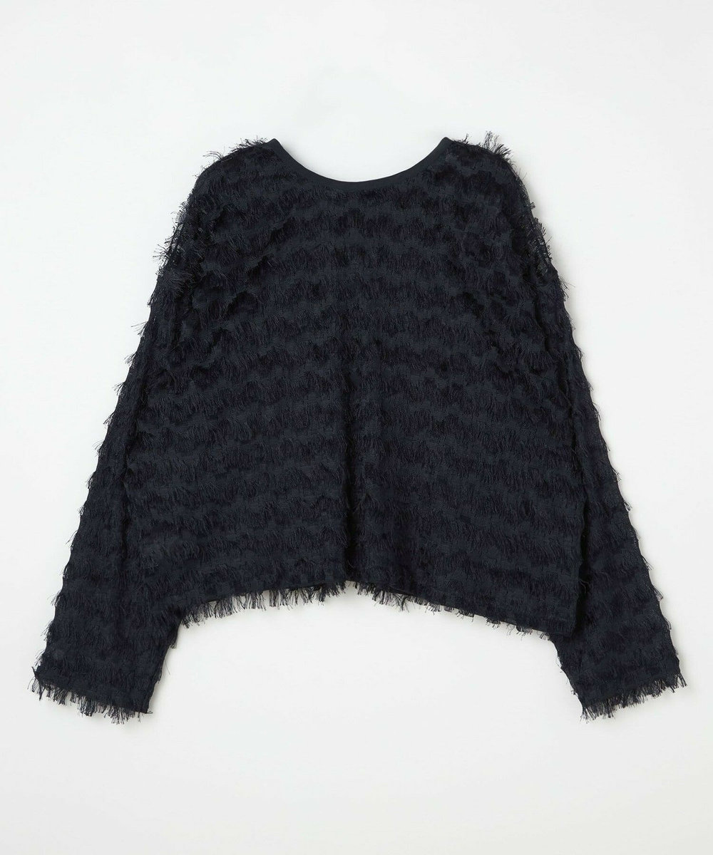 feerique feerique 2WAYフリンジカーディガン ネイビー