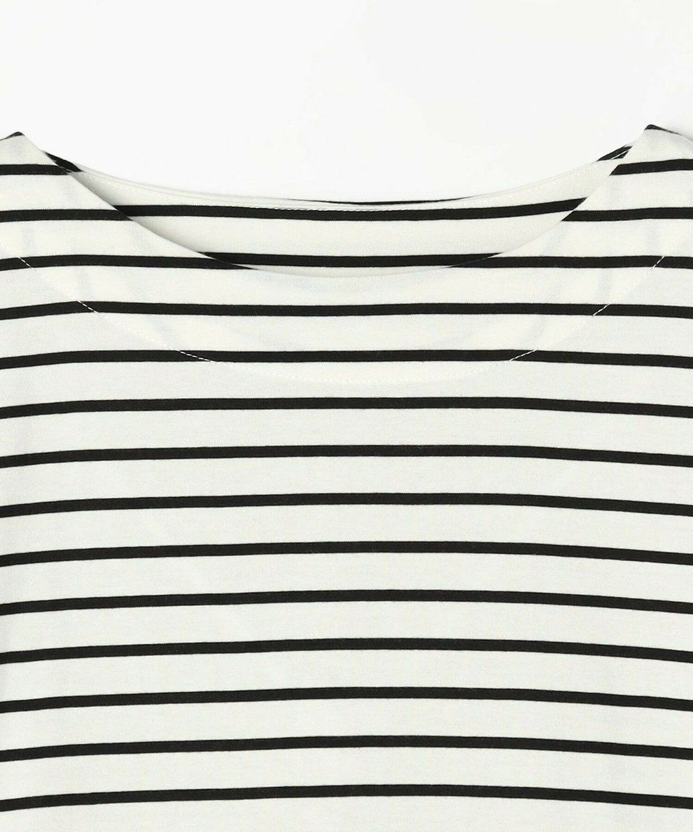 ADIEU TRISTESSE ドロップショルダーTシャツ ストライプ