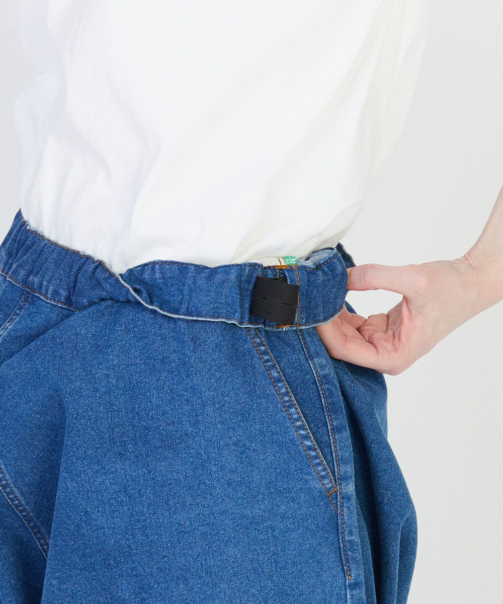 FRAPBOIS スマートサルエルパンツ ブルー