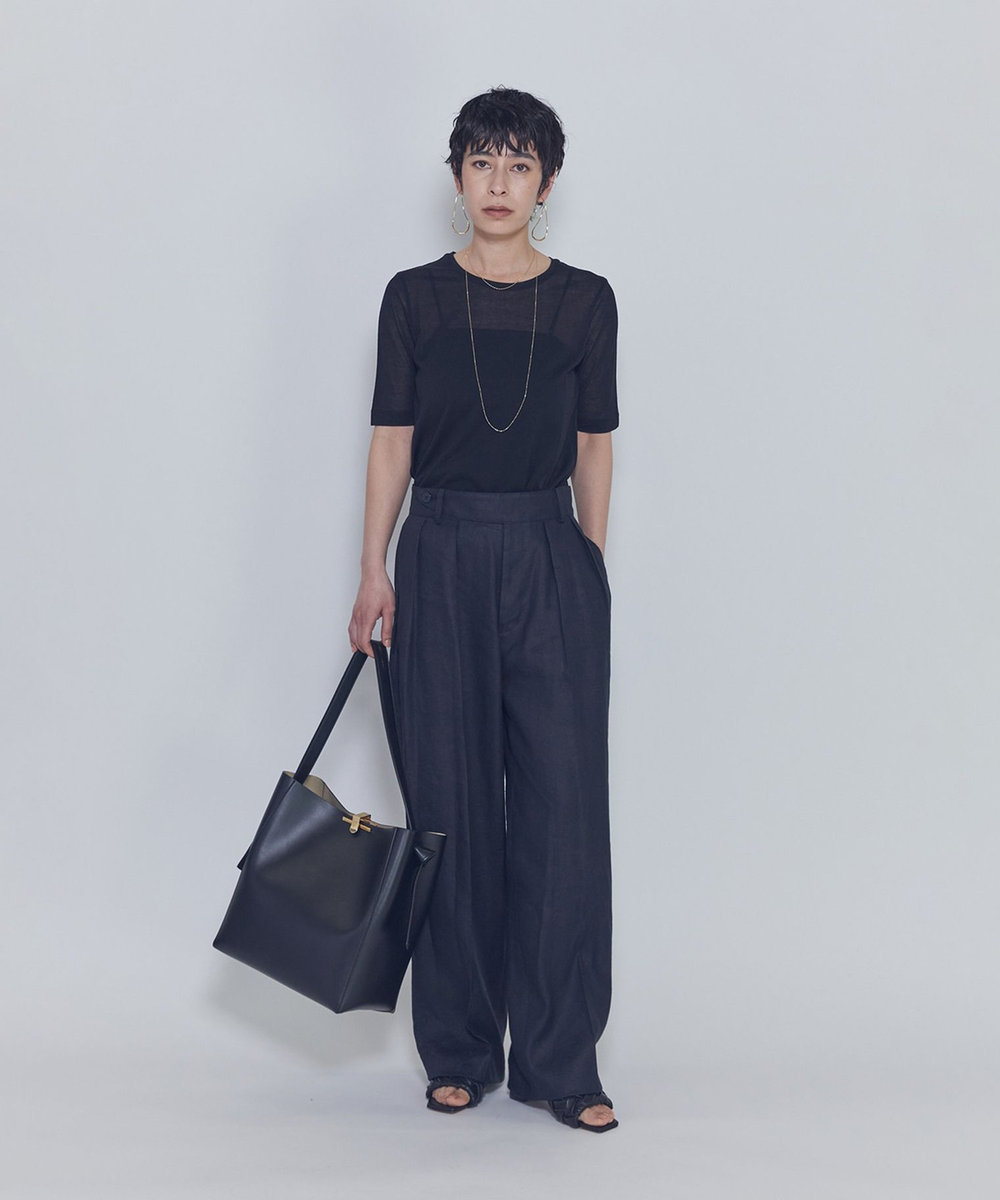 1er Arrondissement ＜ZANCHETTI / ザンケッティ＞"BNG"ショルダーバッグ ブラック