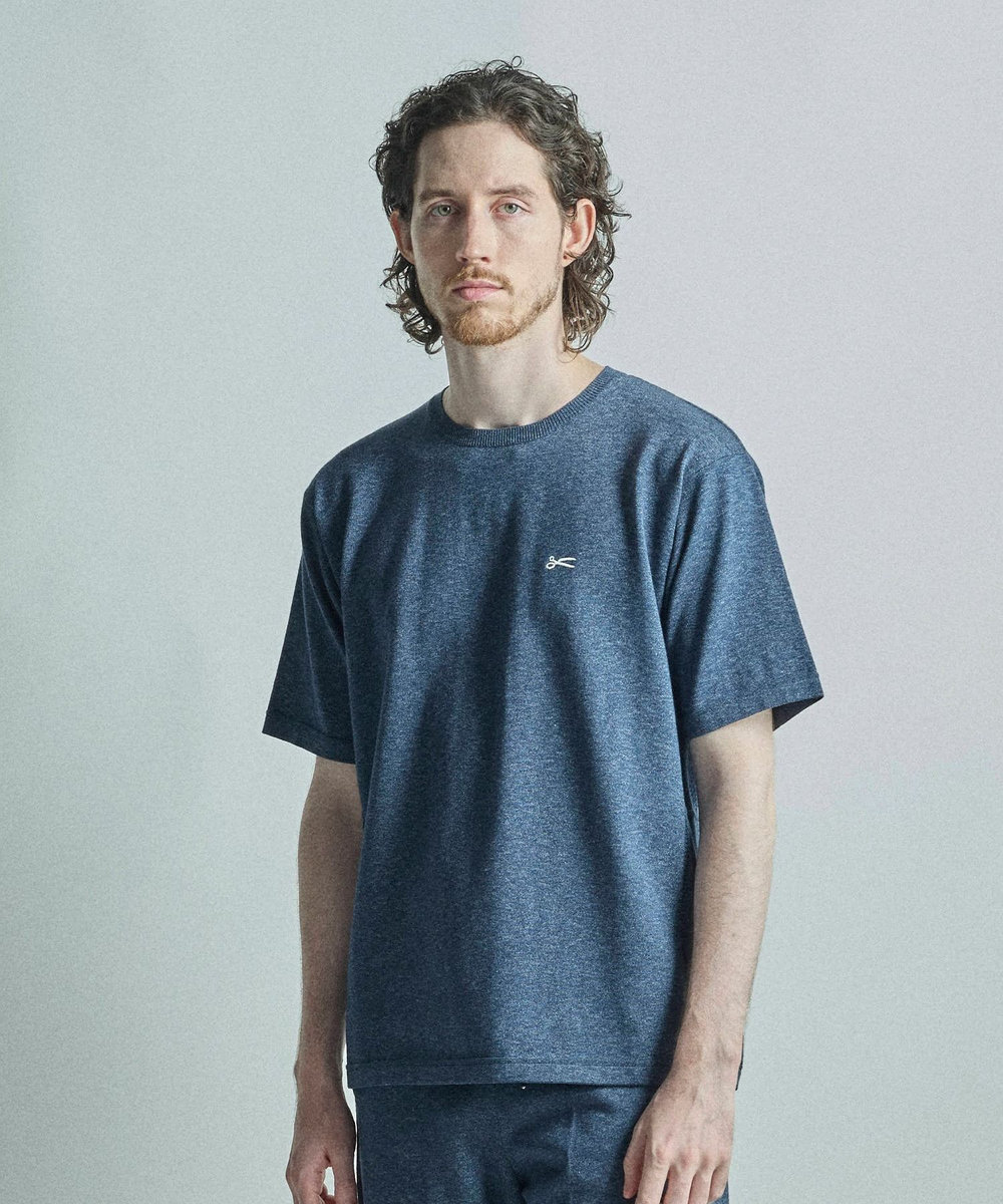 MEN'S BIGI 【DENHAM/デンハム】別注ニットTEE ネイビー